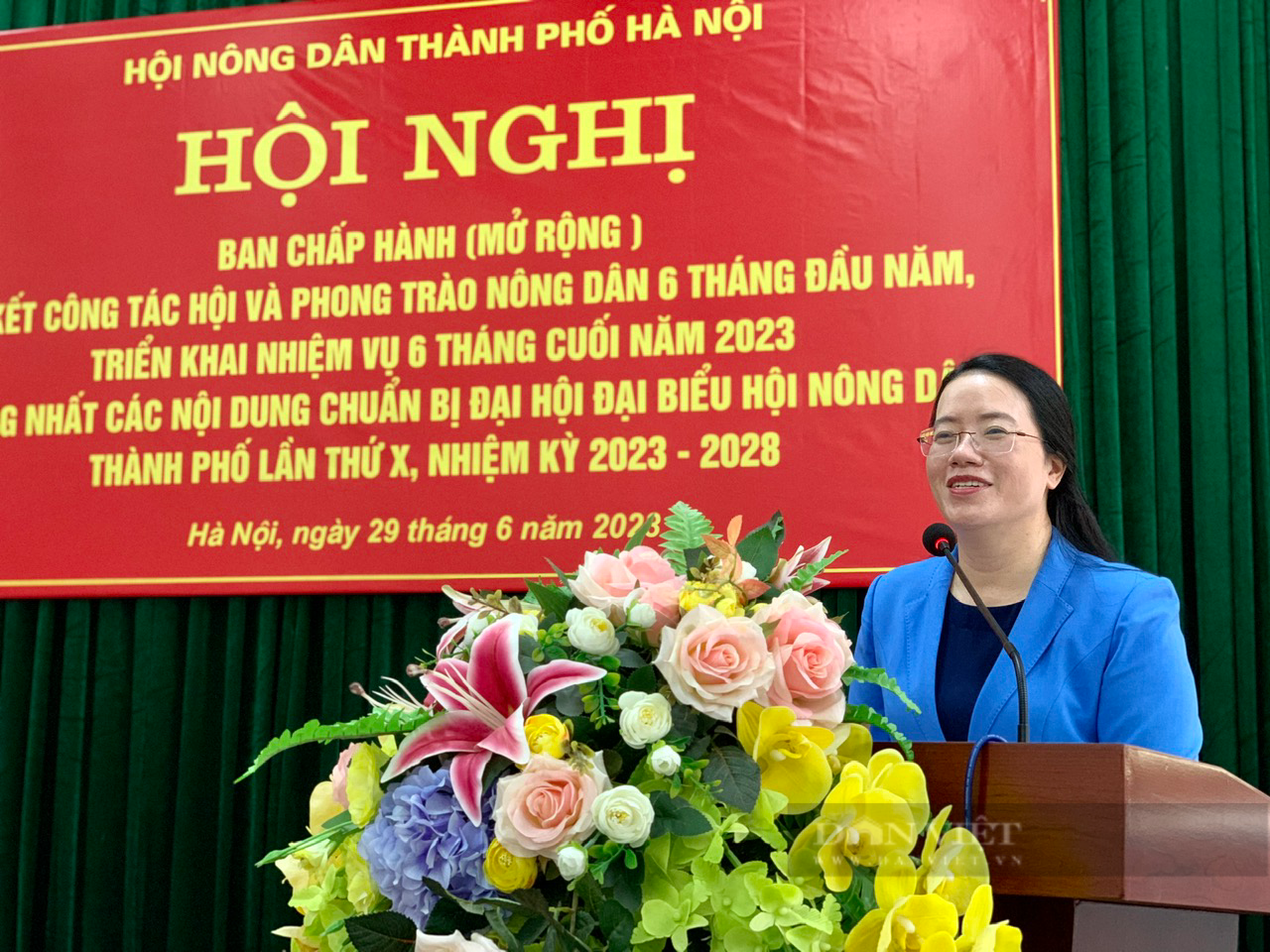 Hội Nông dân TP Hà Nội sơ kết công tác Hội và phong trào nông dân 6 tháng đầu năm 2023 - Ảnh 5.