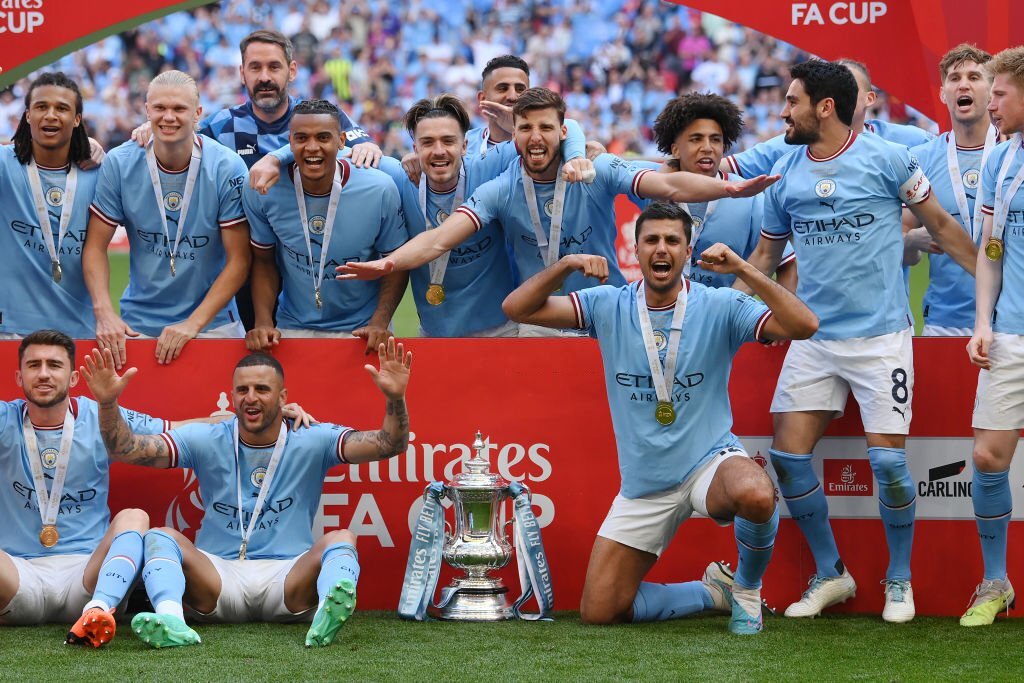 Chùm ảnh: Man City đăng quang ngôi vô địch FA Cup - Ảnh 13.