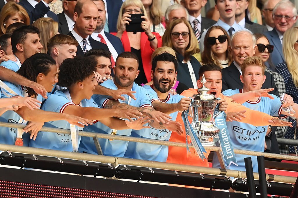 Chùm ảnh: Man City đăng quang ngôi vô địch FA Cup - Ảnh 6.