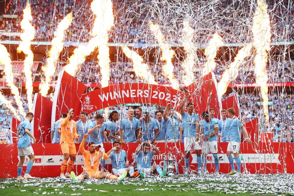 Chùm ảnh: Man City đăng quang ngôi vô địch FA Cup - Ảnh 12.
