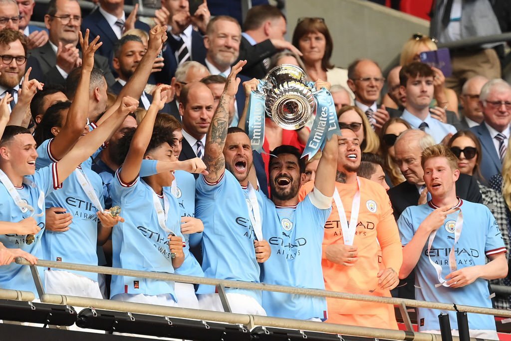 Chùm ảnh: Man City đăng quang ngôi vô địch FA Cup - Ảnh 4.