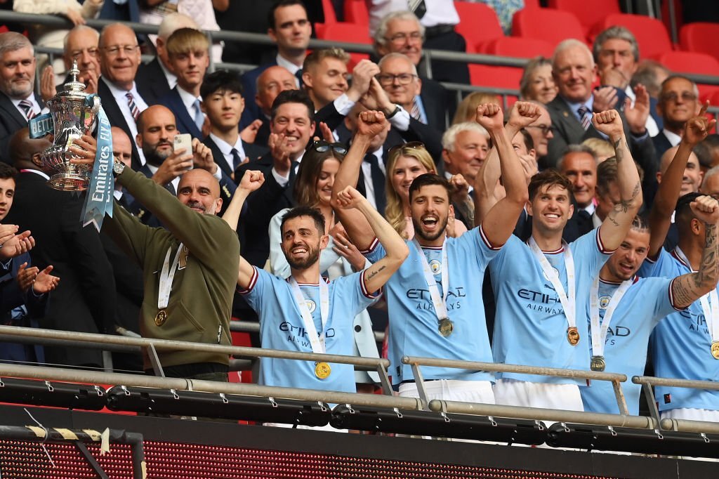 Chùm ảnh: Man City đăng quang ngôi vô địch FA Cup - Ảnh 7.