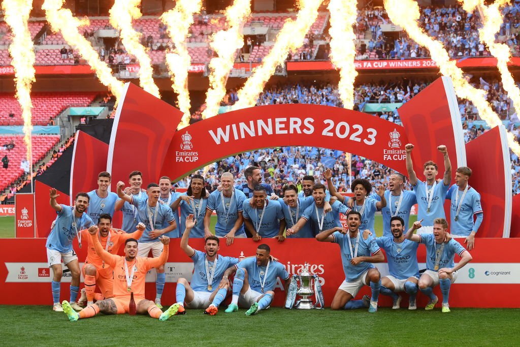 Chùm ảnh: Man City đăng quang ngôi vô địch FA Cup - Ảnh 11.