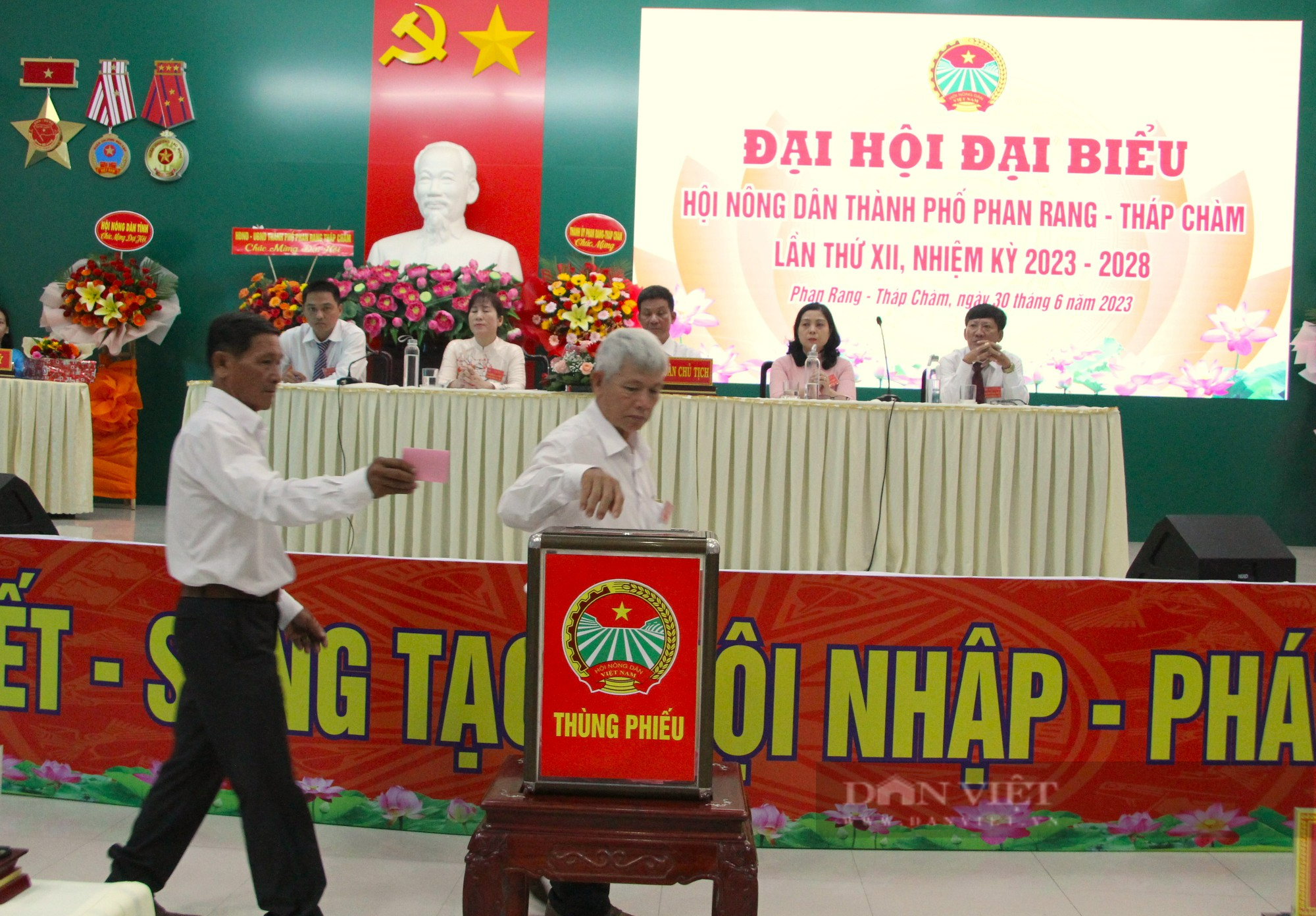 Ông Lê Đình Nguyên tái đắc cử Chủ tịch Hội Nông dân TP Phan Rang – Tháp Chàm, tỉnh Ninh Thuận - Ảnh 4.