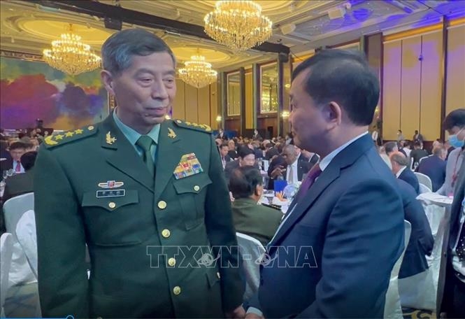 Đối thoại Shangri-La: Việt Nam thúc đẩy hợp tác quốc phòng với các nước, các tổ chức quốc tế - Ảnh 2.