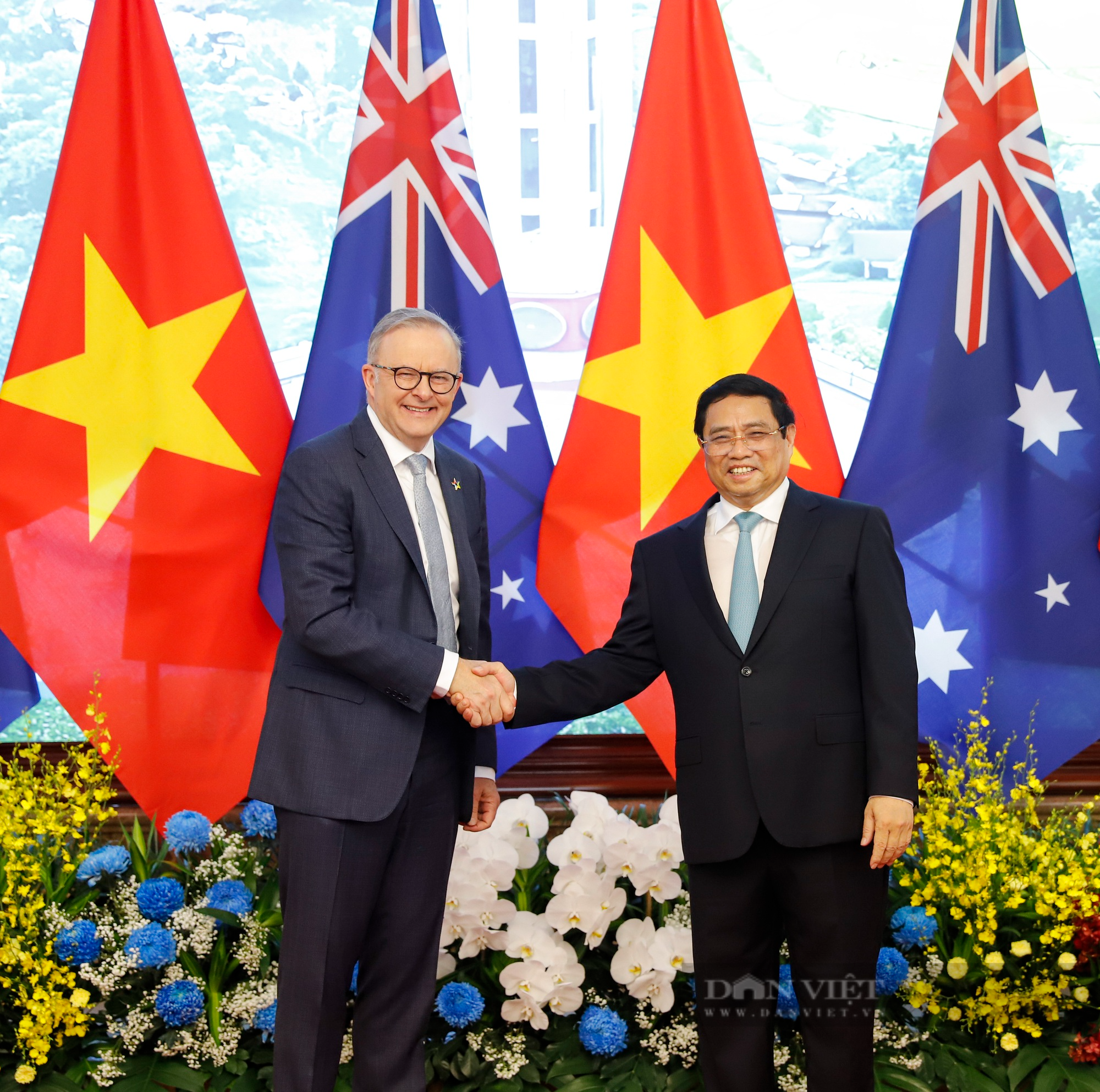 Hình ảnh Thủ tướng Phạm Minh Chính chủ trì lễ đón Thủ tướng Australia tại Hà Nội - Ảnh 5.