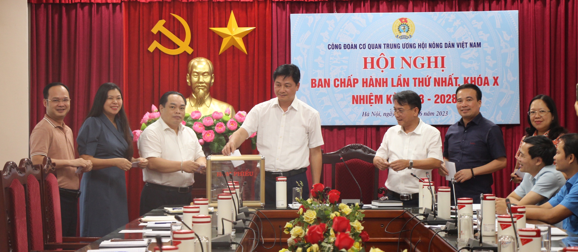 Ông Vũ Quốc Huy được bầu làm Chủ tịch Công đoàn cơ quan Trung ương Hội Nông dân Việt Nam - Ảnh 1.
