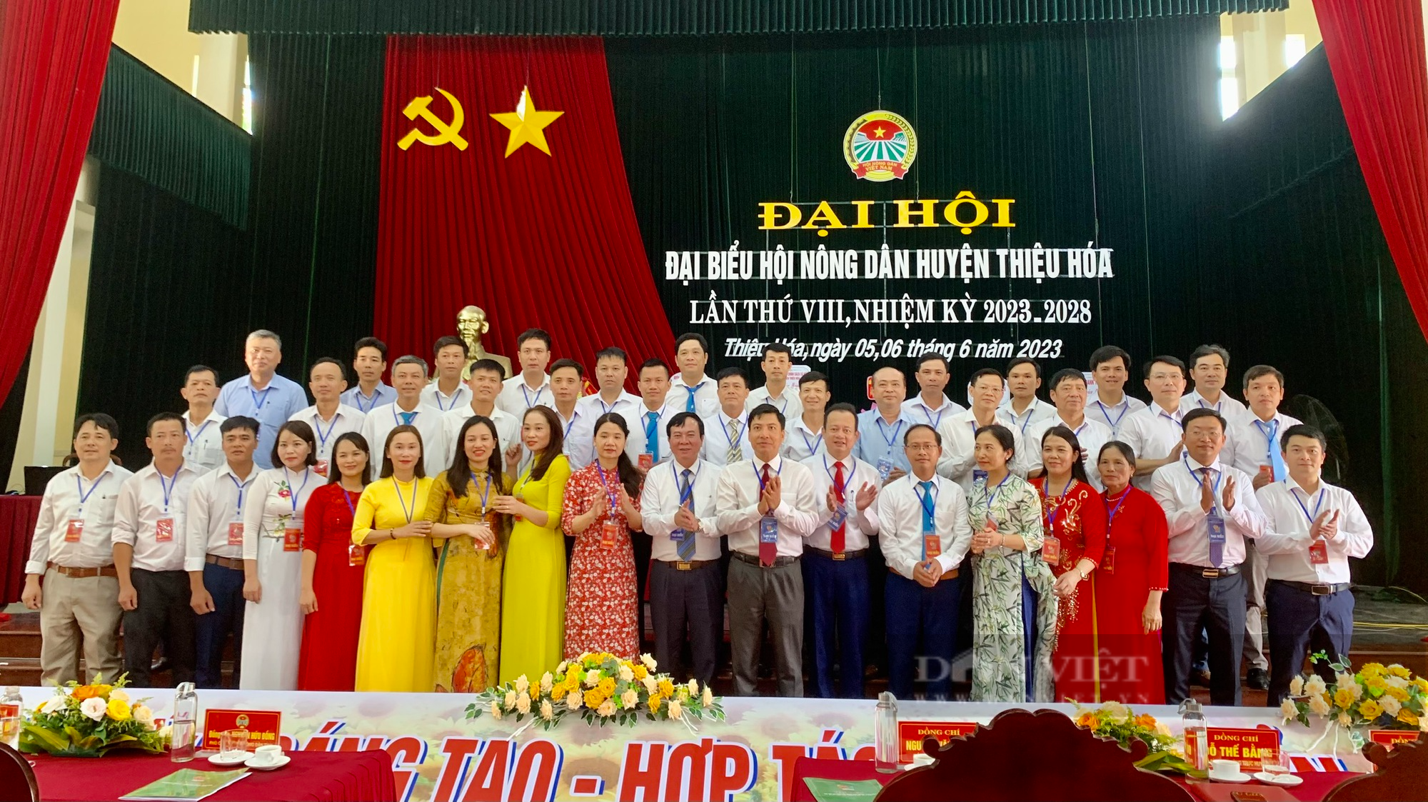 Thanh Hoá: Ông Trần Trung Kiên tái đắc cử Chủ tịch Hội Nông dân huyện Thiệu Hóa nhiệm kỳ 2023-2028 - Ảnh 3.