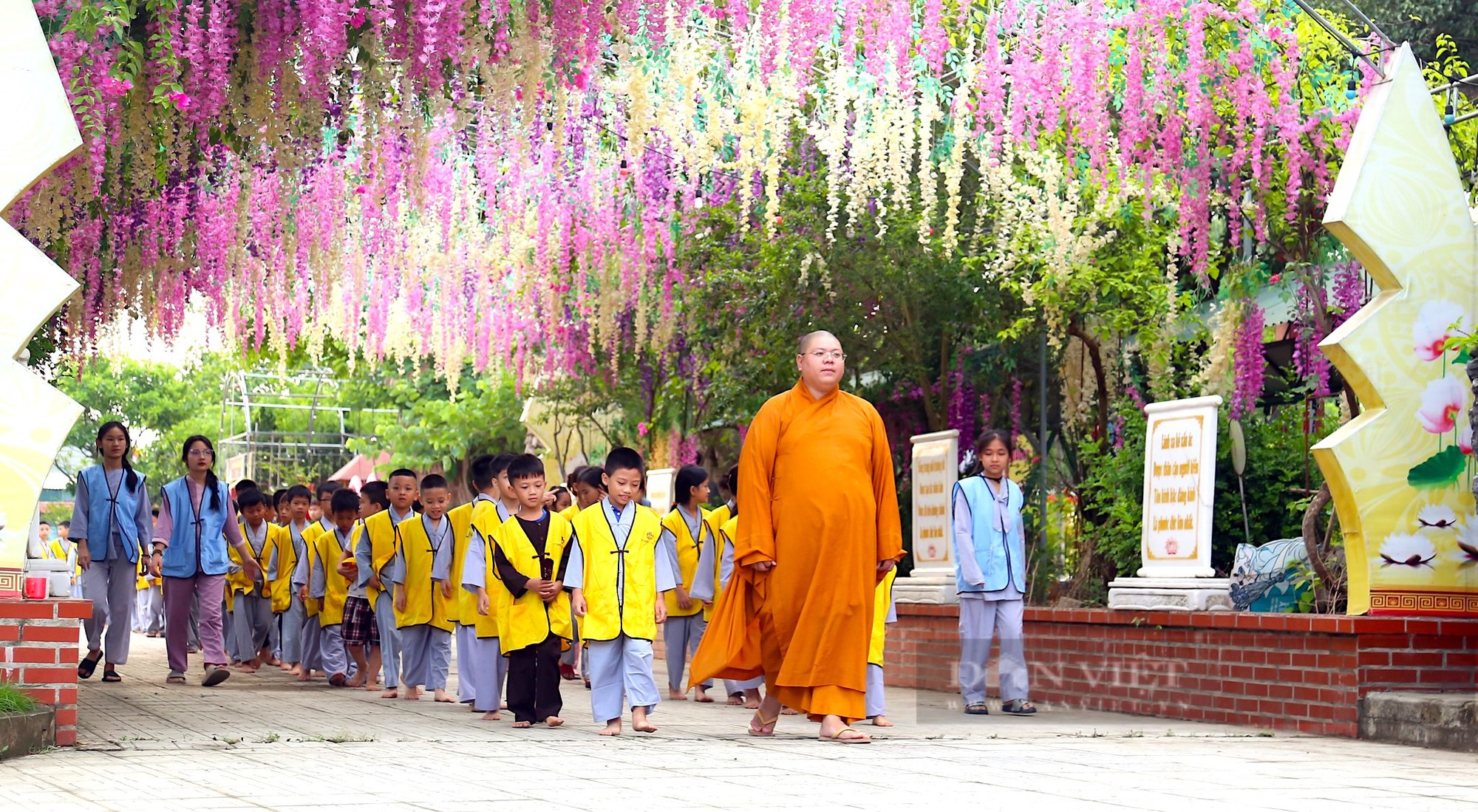 Những khóa tu mùa hè chùa Chí Linh (Yên Thành), nuôi dưỡng tâm hồn cho bạn trẻ - Ảnh 6.