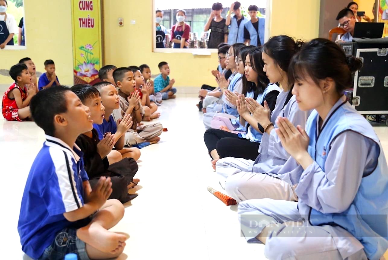 Những khóa tu mùa hè chùa Chí Linh (Yên Thành), nuôi dưỡng tâm hồn cho bạn trẻ - Ảnh 10.