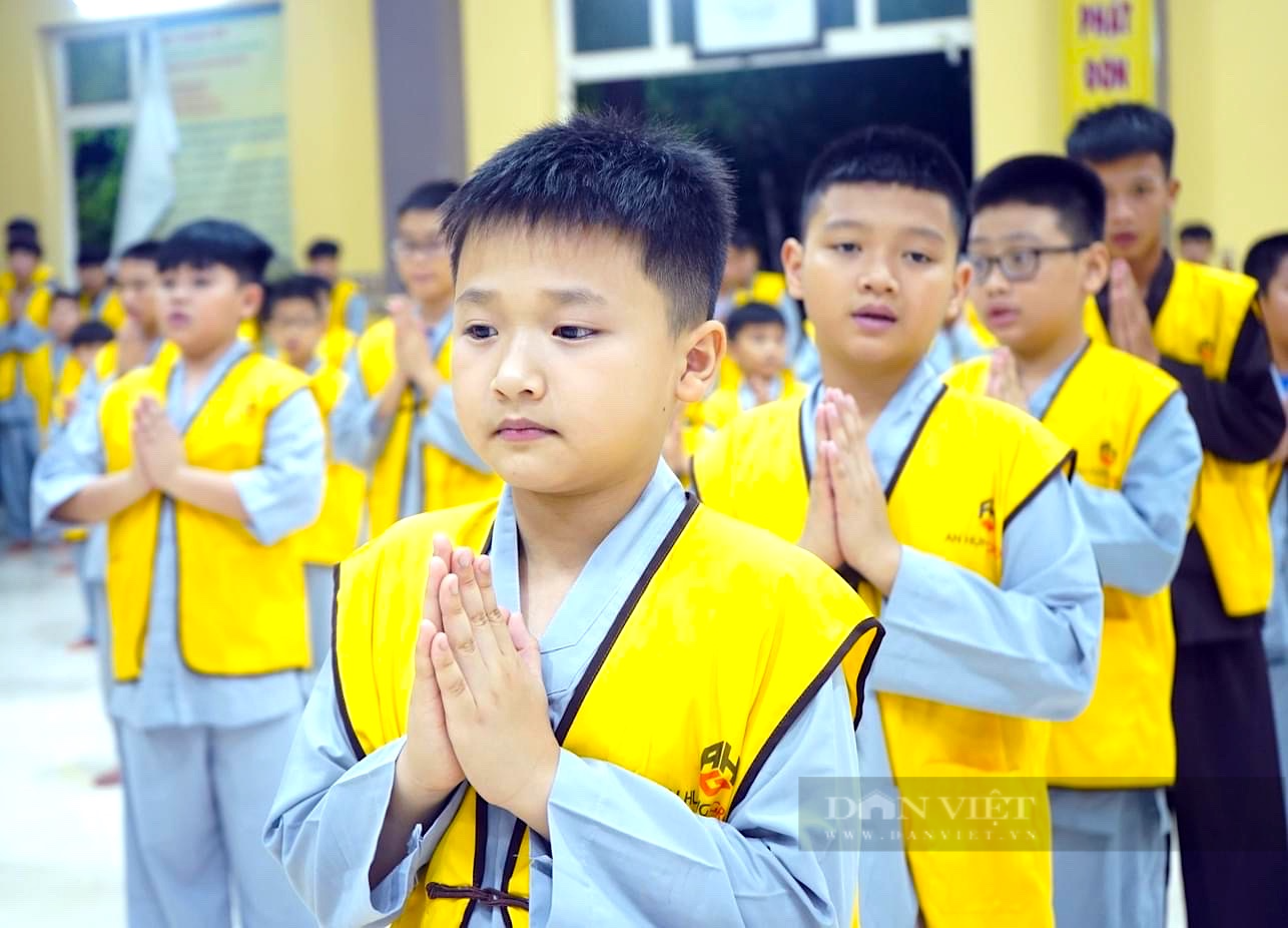 Những khóa tu mùa hè chùa Chí Linh (Yên Thành), nuôi dưỡng tâm hồn cho bạn trẻ - Ảnh 11.