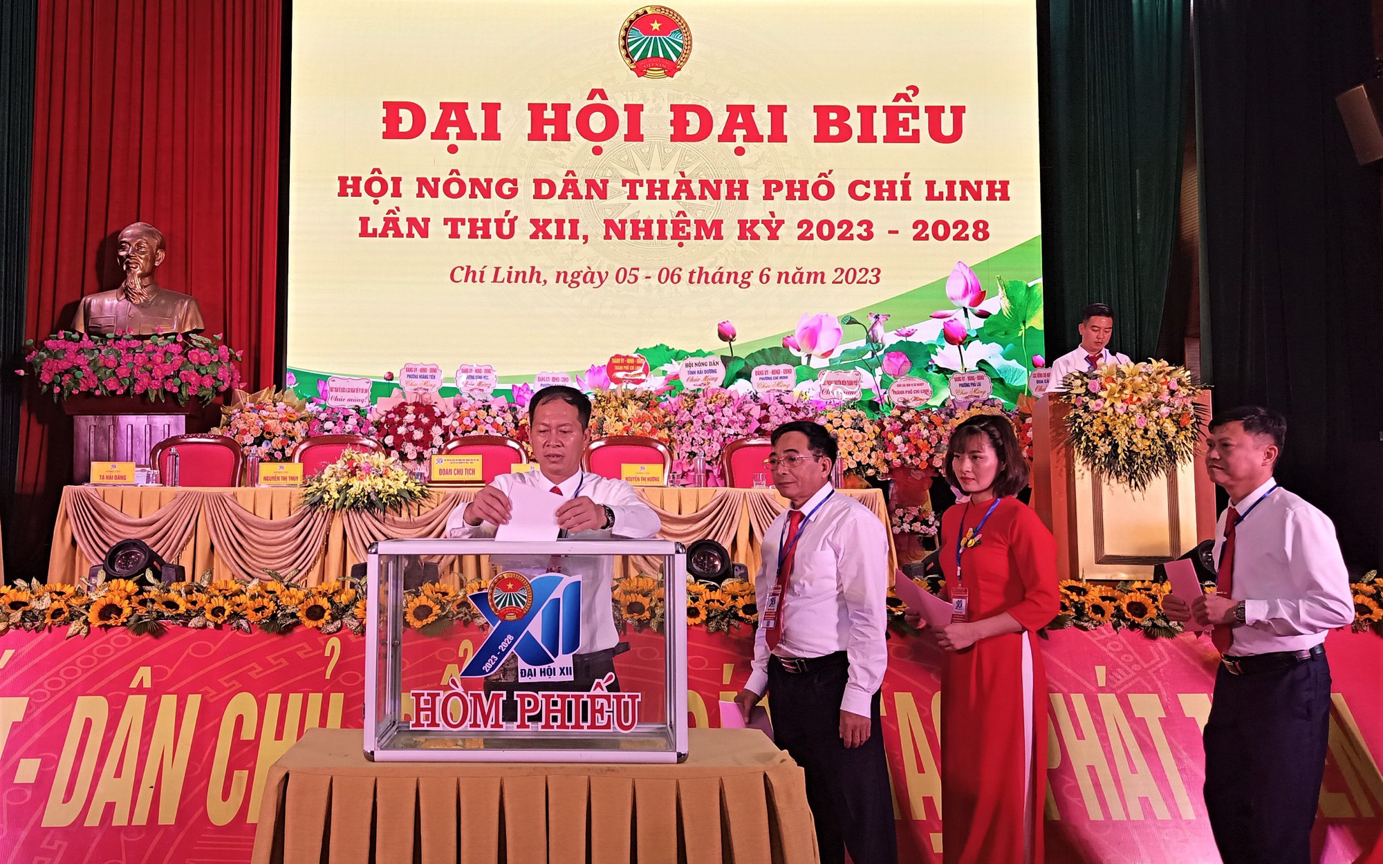 Chủ tịch Hội Nông dân TP Chí Linh nhiệm kỳ 2023 - 2028 là ông Nguyễn Như Nguyện