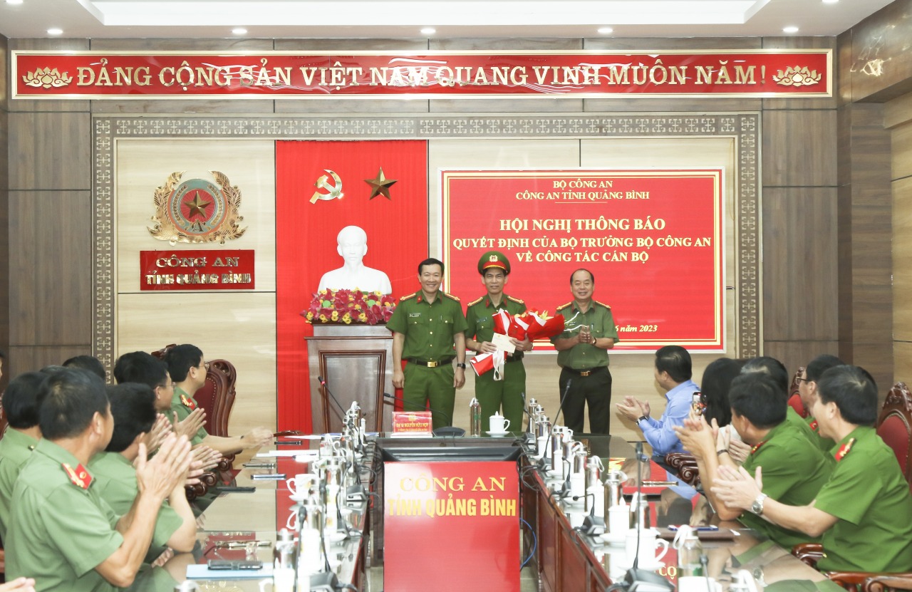 Phó Giám đốc Công an tỉnh Quảng Bình được điều động làm Phó Cục trưởng Bộ Công an - Ảnh 1.