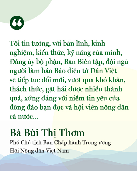 Phó Chủ tịch HND Việt Nam Bùi Thị Thơm: Báo điện tử Dân Việt phát huy bản sắc, tạo dấu trong lĩnh vực tam nông - Ảnh 7.