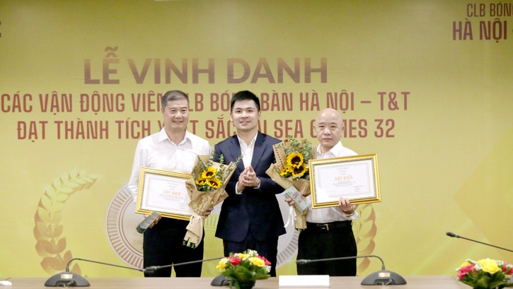 Tập đoàn T&T Group thưởng hơn 1 tỷ đồng cho kỳ tích bóng bàn Việt Nam tại SEA Games 32 - Ảnh 2.