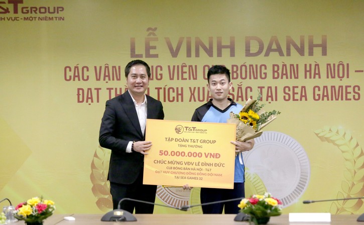 Tập đoàn T&T Group thưởng hơn 1 tỷ đồng cho kỳ tích bóng bàn Việt Nam tại SEA Games 32 - Ảnh 3.