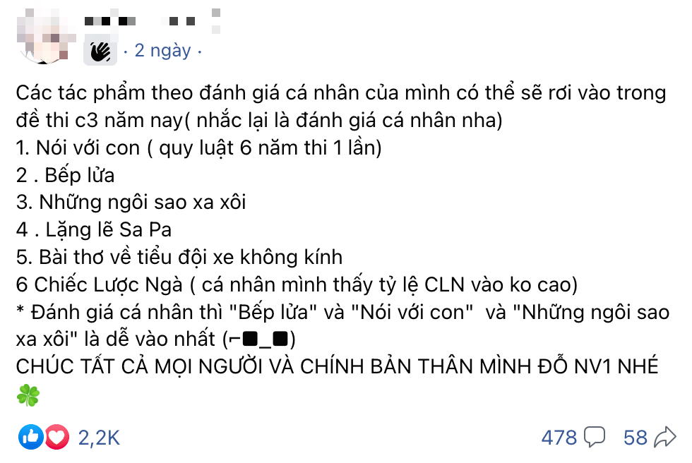 Học sinh rôm rả dự đoán đề thi Văn vào 10 Hà Nội năm 2023: Giáo viên cảnh báo - Ảnh 6.