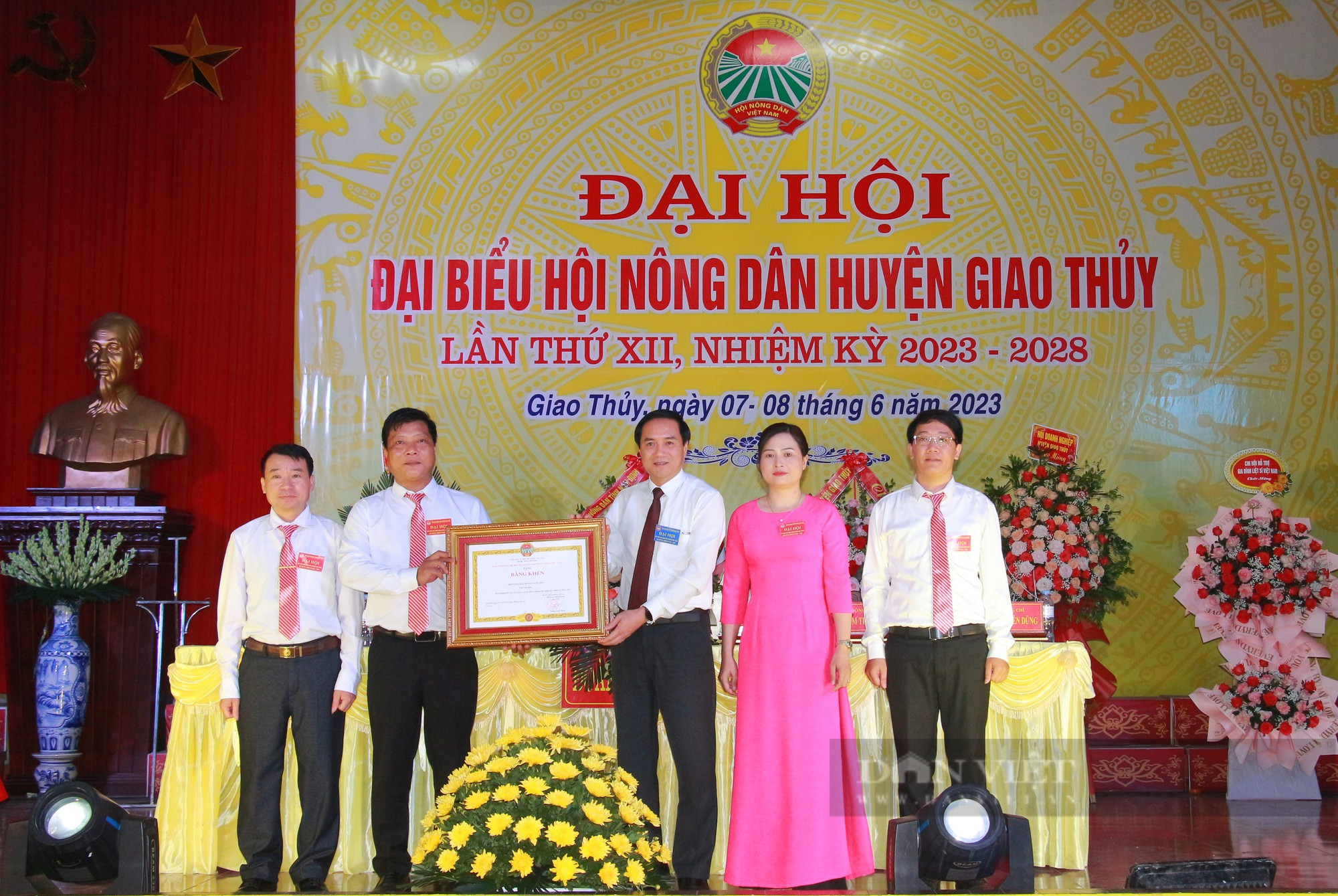 Đại hội Hội Nông dân huyện Giao Thủy, ông Trần Hà Bắc tái đắc cử chức Chủ tịch Hội Nông dân huyện - Ảnh 3.