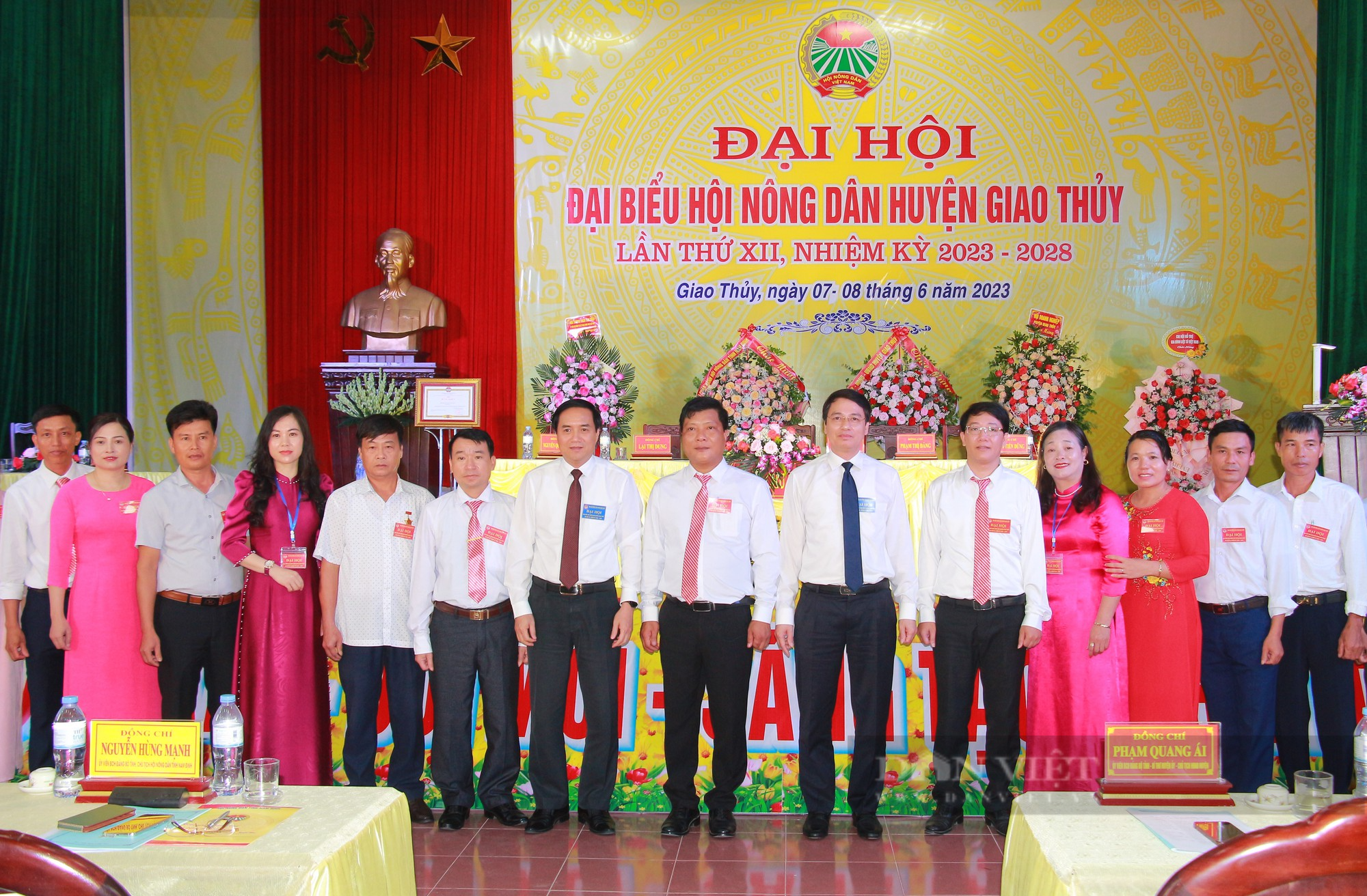 Đại hội Hội Nông dân huyện Giao Thủy, ông Trần Hà Bắc tái đắc cử chức Chủ tịch Hội Nông dân huyện - Ảnh 4.
