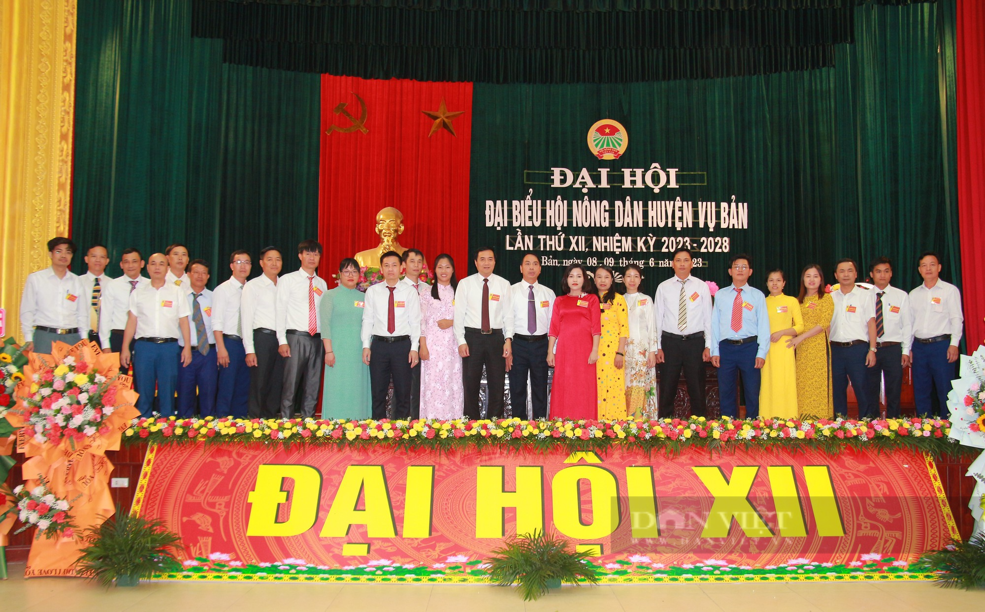 Đại hội Hội Nông dân huyện Vụ Bản, ông Hoàng Ngọc Nghị tái đắc cử chức Chủ tịch Hội Nông dân huyện - Ảnh 4.