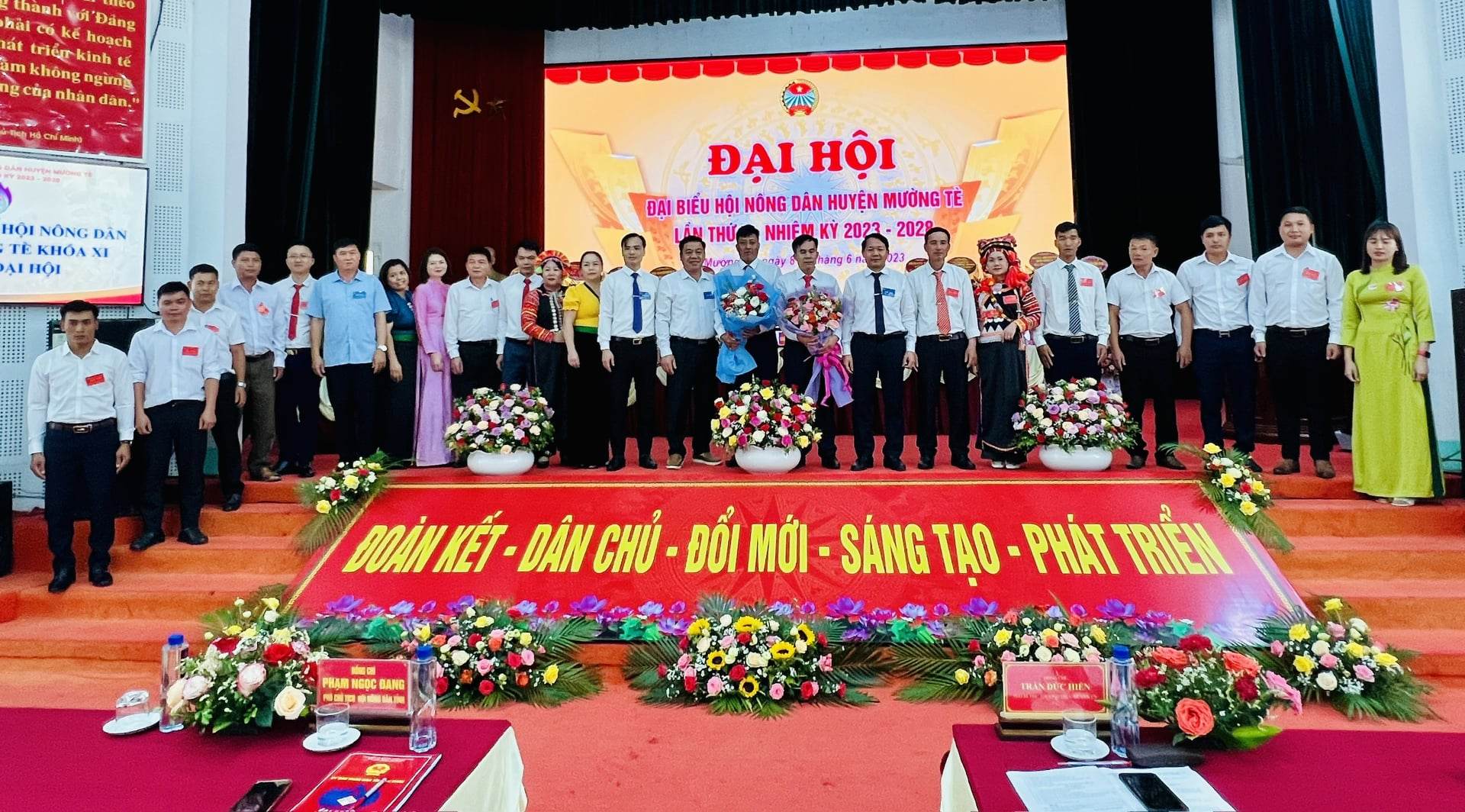 Đại hội đại biểu Hội Nông dân huyện Mường Tè lần XI: Ông Tống Văn Thi được bầu giữ chức Chủ tịch HND huyện - Ảnh 1.