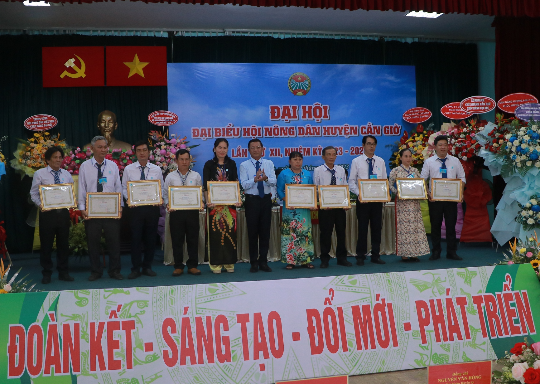 Đại hội Hội Nông dân huyện Cần Giờ, ông Lê Văn Được tái đắc cử - Ảnh 6.