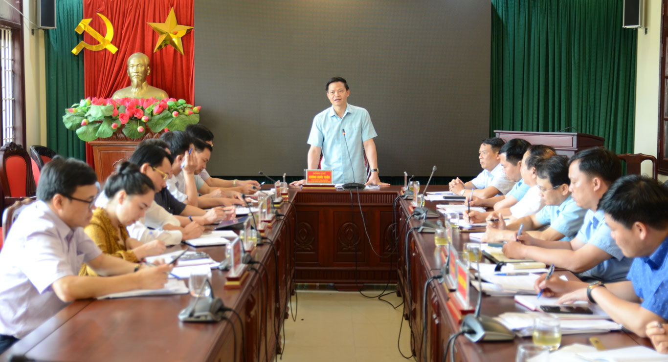 Phó Chủ tịch Thường trực UBND tỉnh Bắc Ninh Vương Quốc Tuấn kiểm tra tình hình chăn nuôi trên địa bàn - Ảnh 1.