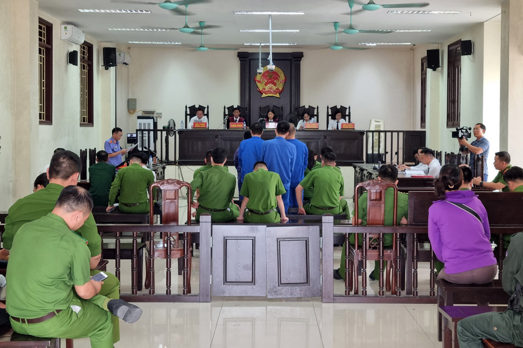 Thái Bình tuyên 3 án tử hình, 2 án chung thân trong vụ buôn ma túy đặc biệt nghiêm trọng  - Ảnh 1.