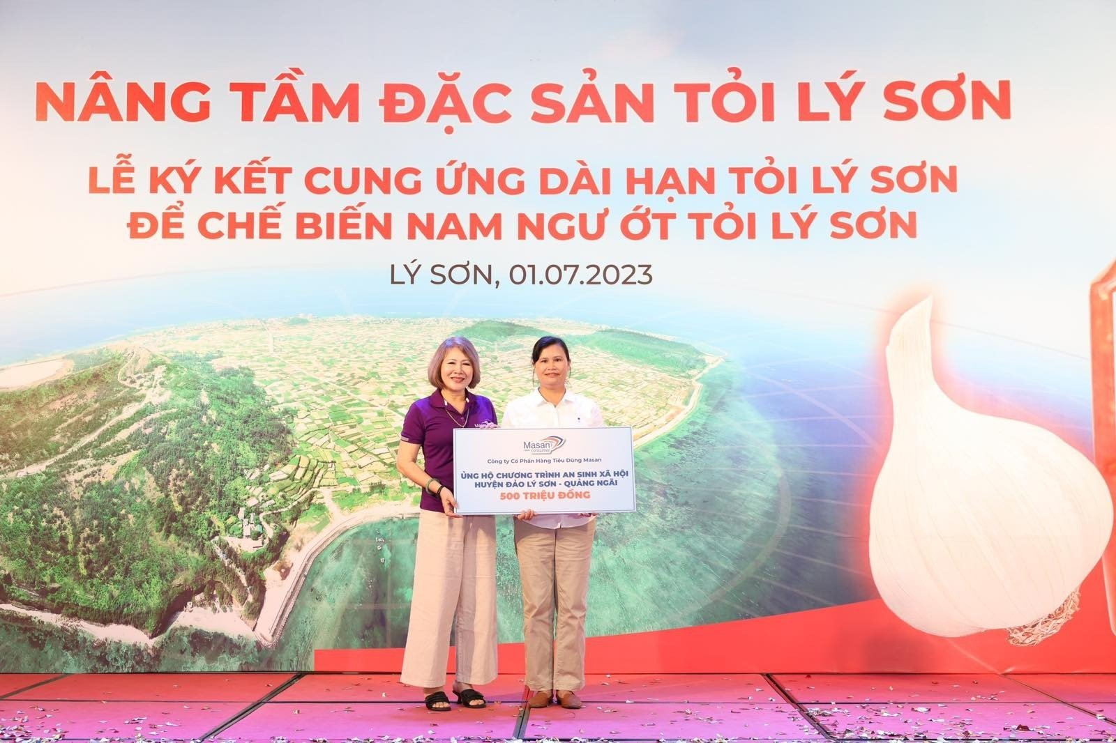 Nâng tầm tỏi Lý Sơn qua hợp đồng cung ứng dài hạn đầu tiên giữa doanh nghiệp, chính quyền và nhà cung cấp - Ảnh 5.