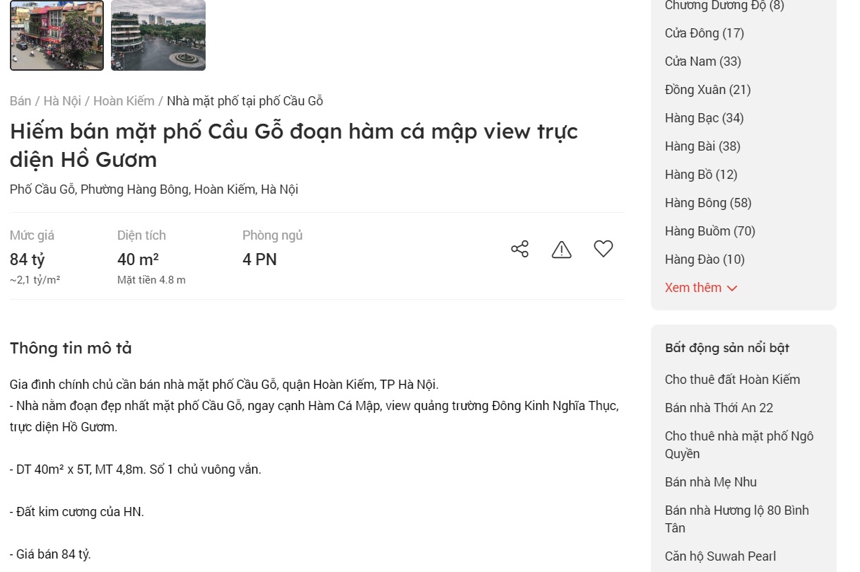 Cận cảnh hàng loạt nhà phố cổ Hà Nội rao bán với giá “giật mình” - Ảnh 2.