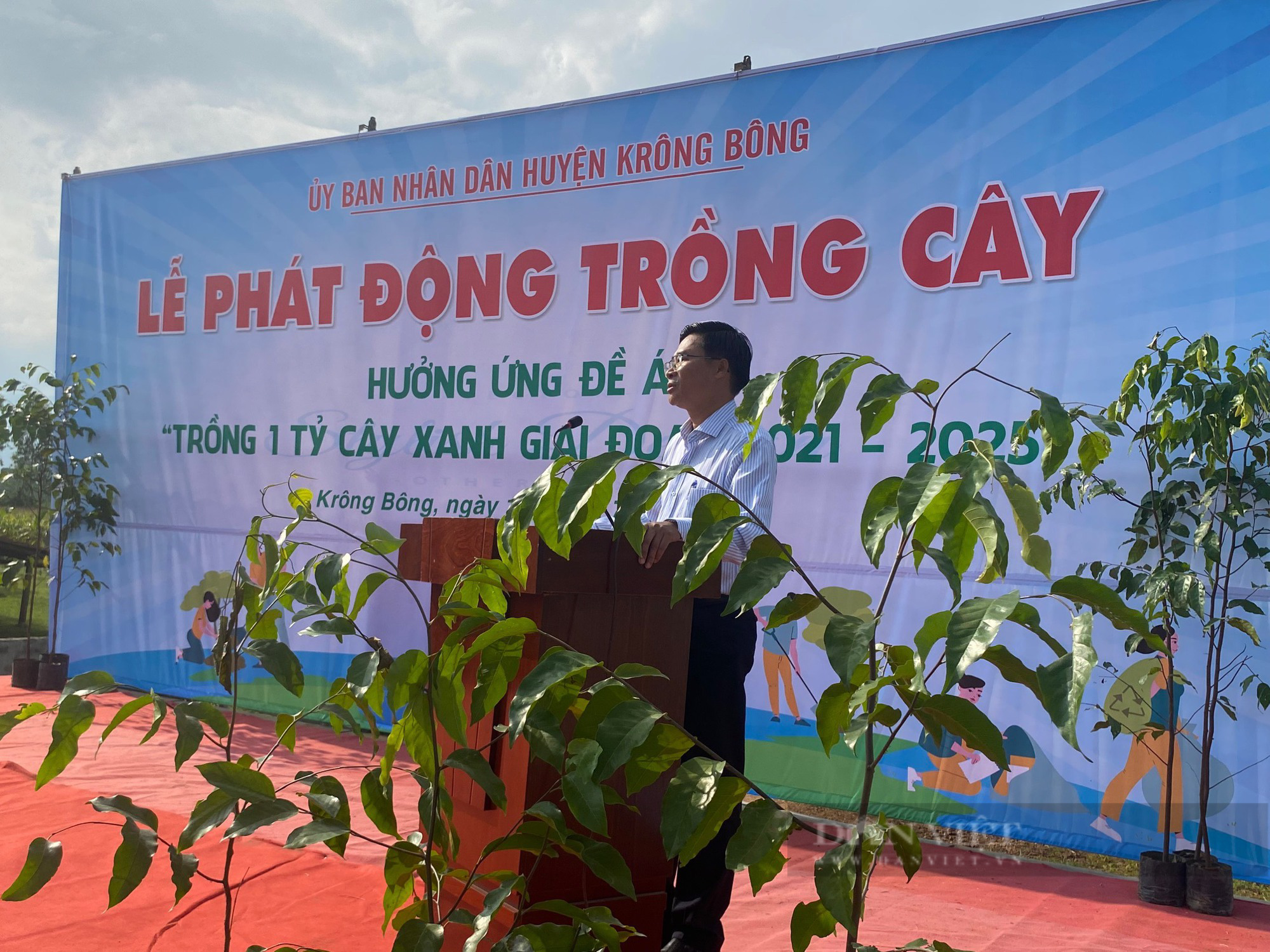 Đắk Lắk: Phủ xanh gần 4.000 cây sao đen tại huyện anh hùng Krông Bông - Ảnh 1.