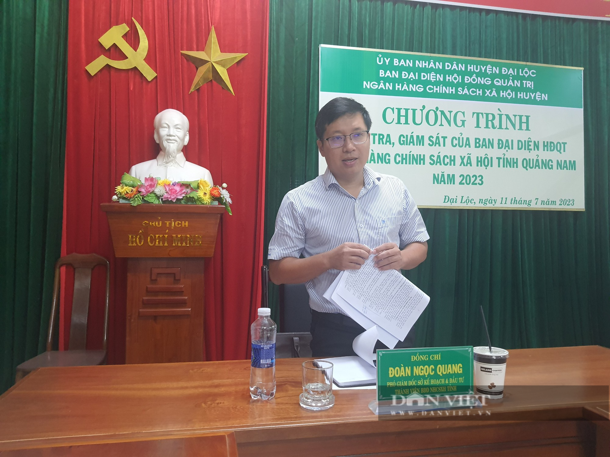 Quảng Nam: NHCSXH huyện Đại Lộc nâng cao chất lượng tín, tiếp vốn kịp thời cho các đối tượng chính sách - Ảnh 1.