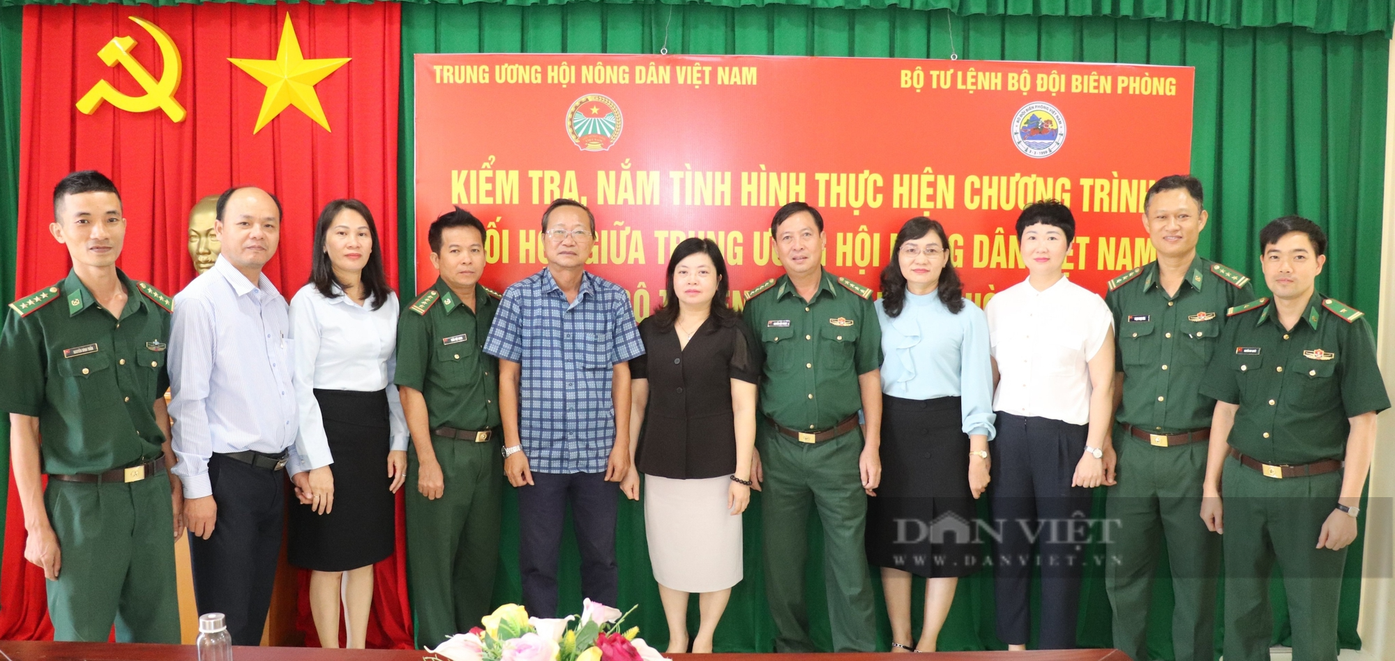 Đoàn công tác của Trung ương Hội Nông dân làm việc với Bộ đội Biên phòng tỉnh Bình Thuận - Ảnh 1.