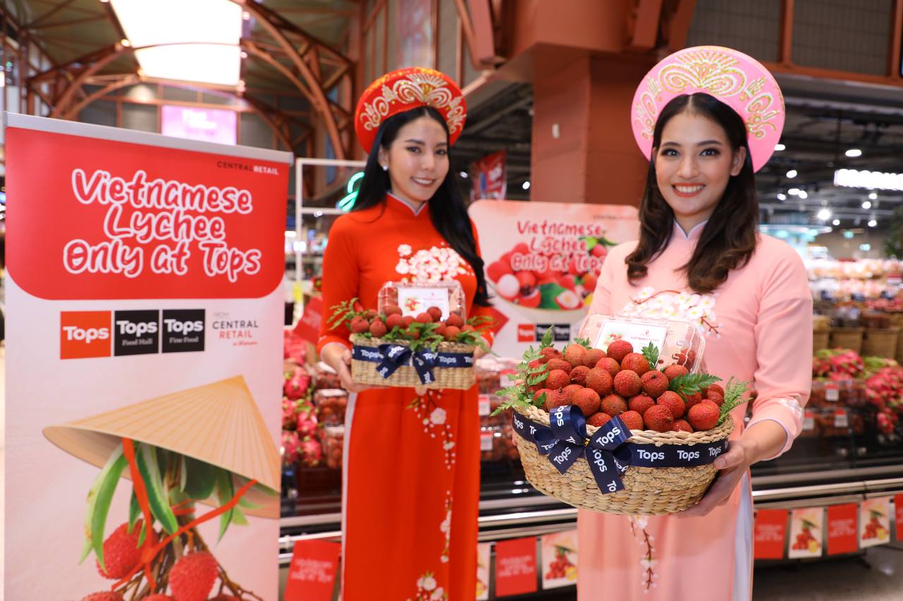 Đưa vải thiều Việt Nam qua Bangkok, đại gia bán lẻ Thái Lan khen: Đây là loại ngon nhất thị trường - Ảnh 1.