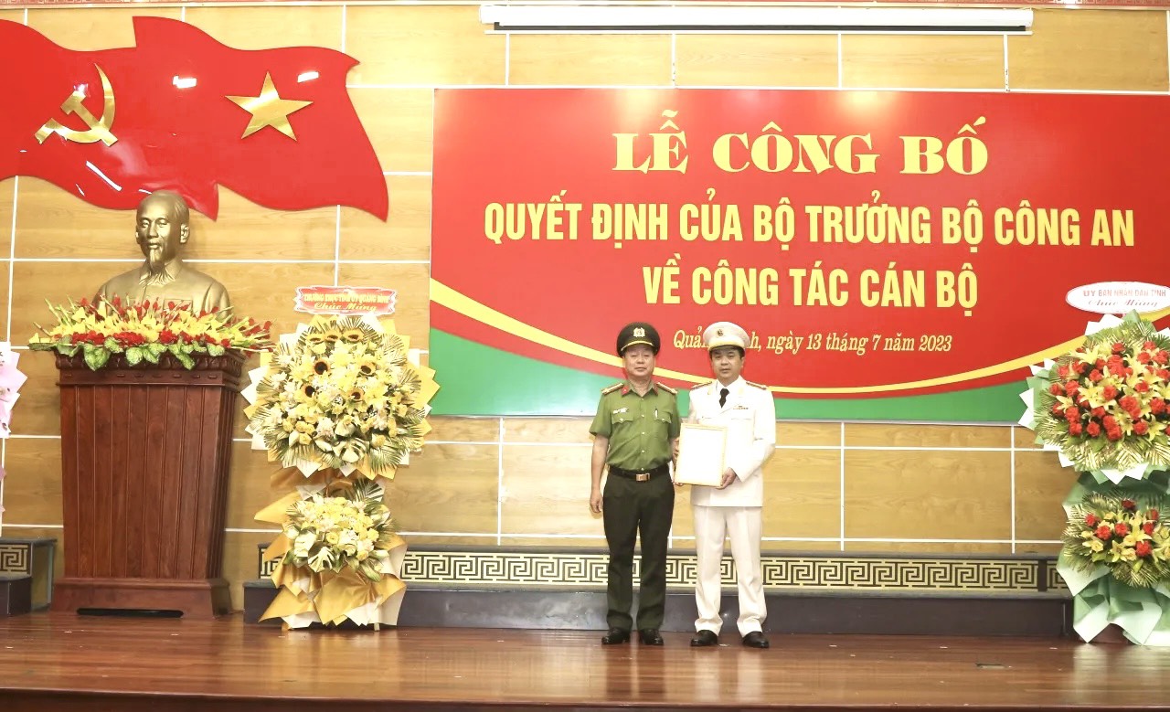 Quảng Bình có tân Phó Giám đốc Công an tỉnh - Ảnh 1.