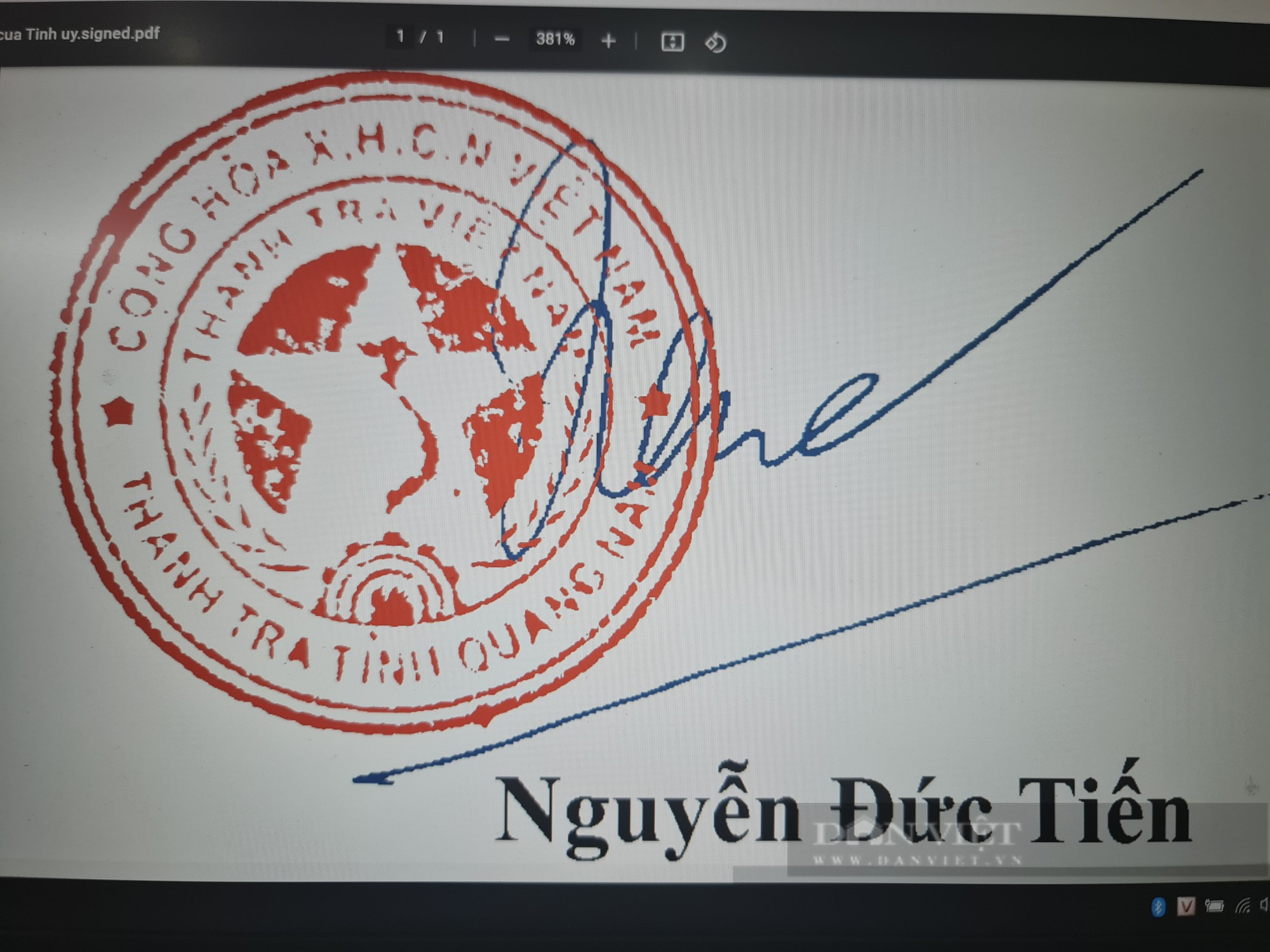 Thanh tra tỉnh Quảng Nam &quot;thừa nhận&quot; con dấu đóng trong văn bản phát hành thiếu ký hiệu quần đảo Hoàng Sa - Ảnh 1.
