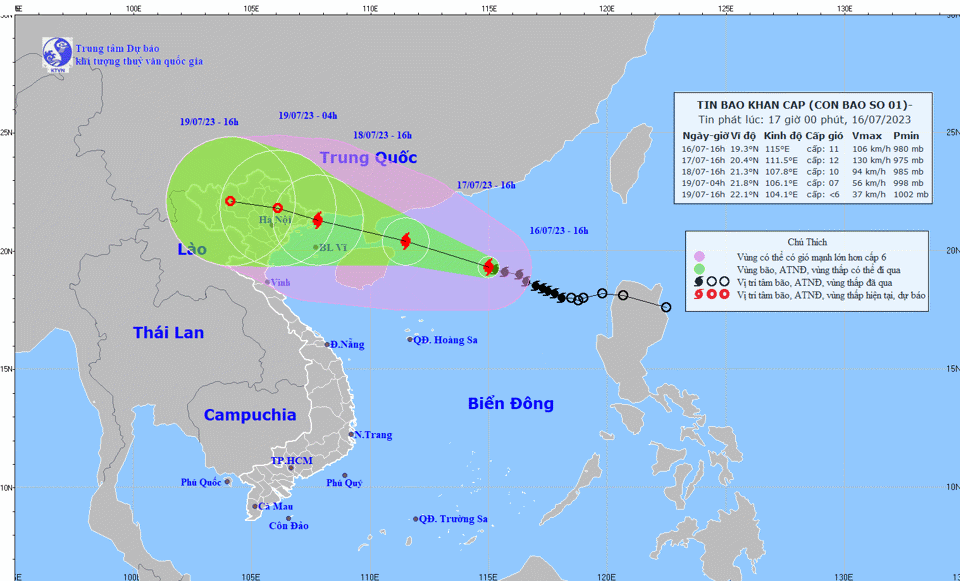 Thủ tướng Chính phủ Phạm Minh Chính ban hành Công điện chỉ đạo sẵn sàng ứng phó với bão số 1 - Ảnh 4.