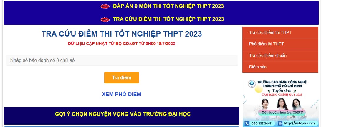 4 cách tra cứu điểm thi tốt nghiệp THPT 2023 Hà Nội mới nhất - Ảnh 3.