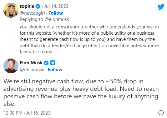 Elon Musk tiết lộ dòng tiền âm của Twitter - Ảnh 1.