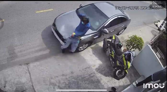 Hải Phòng: Nghi ngoại tình, nam tài xế lái ô tô tông xe trực diện vào đôi nam nữ - Ảnh 1.