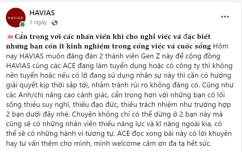 Hé mở Havias - doanh nghiệp tố nhân viên xóa dữ liệu gây thiệt hại &quot;hàng chục tỷ đồng&quot; - Ảnh 1.