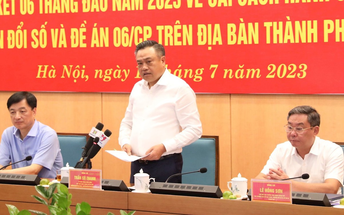 Chủ tịch Hà Nội Trần Sỹ Thanh: "Chuyển đổi số là sống còn"