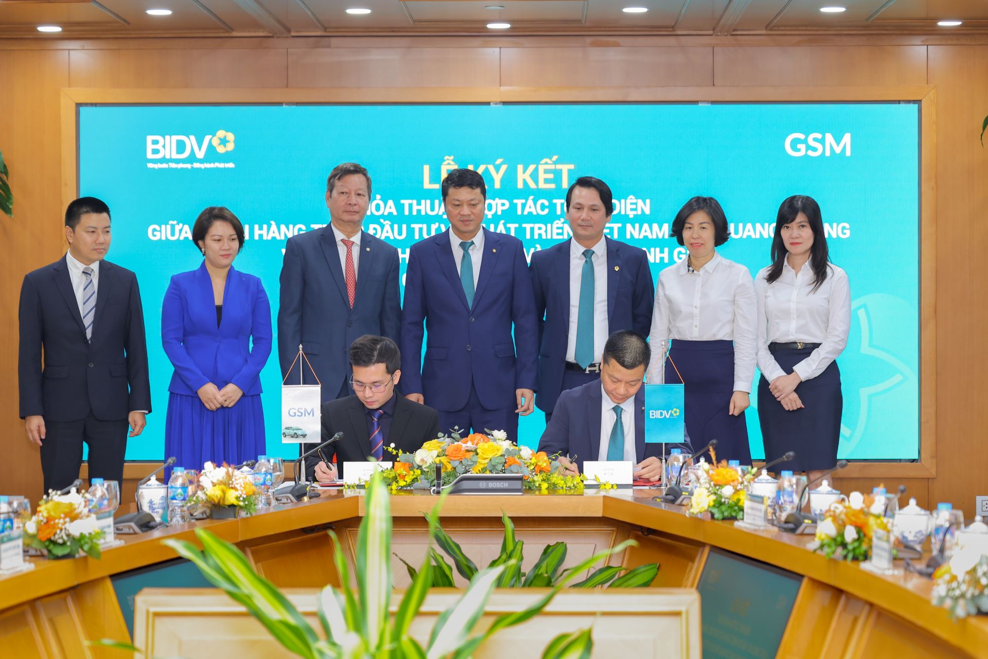 Công ty GSM ký thỏa thuận hợp tác toàn diện với ngân hàng BIDV - chi nhánh Quang Trung - Ảnh 3.