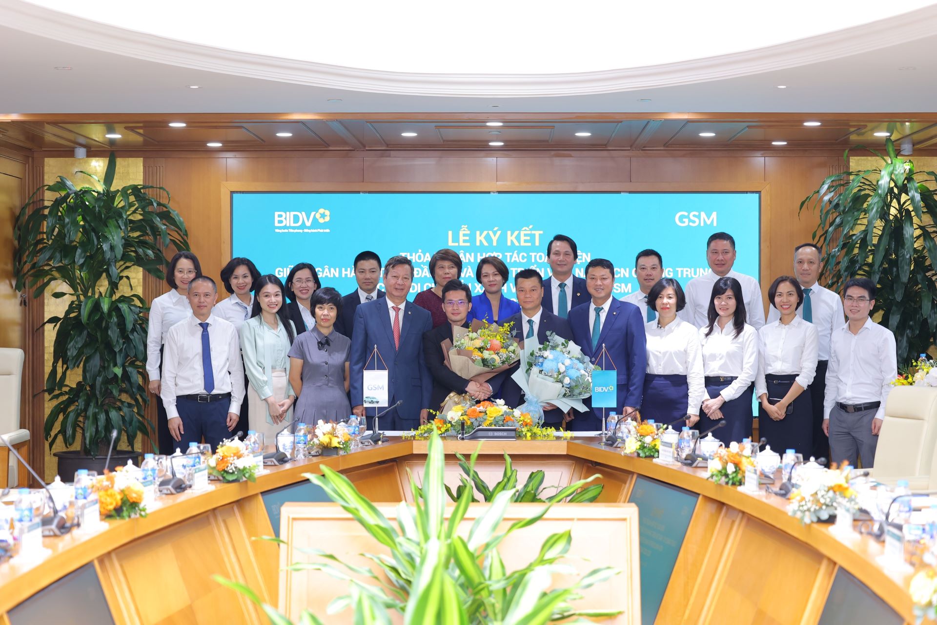 Công ty GSM ký kết thỏa thuận hợp tác toàn diện với Ngân hàng BIDV – chi nhánh Quang Trung  - Ảnh 3.