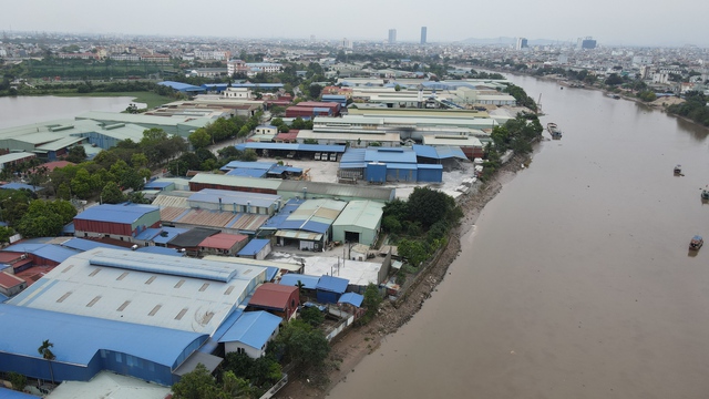 Hải Phòng: Phát sinh 70 vụ việc vi phạm xây dựng trên hành lang đê và bãi sông,nhưng mới xử lý dứt điểm 7 vụ - Ảnh 1.