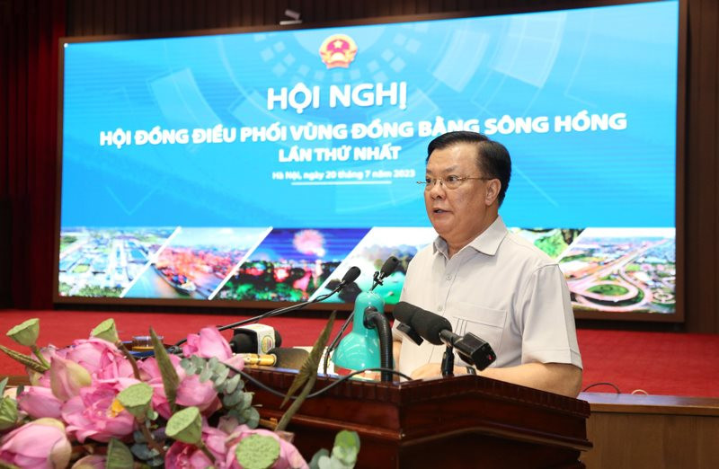 Bí thư Hà Nội Đinh Tiến Dũng đề xuất 5 nội dung tại Hội đồng điều phối Vùng đồng bằng sông Hồng  - Ảnh 3.