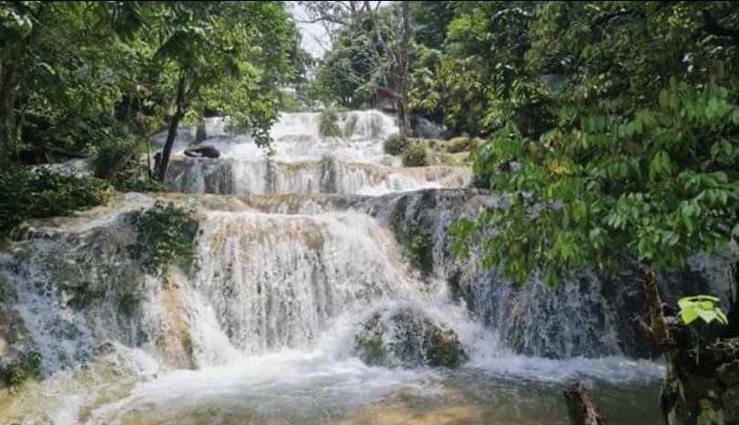 Cách TP Thái Nguyên 40km, nơi này có một thác nước 7 tầng, hiện ra đẹp như mơ, nhiều người lên xem - Ảnh 17.