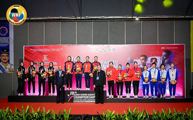 Đánh bại Iran, đồng đội nữ karate giành HCV giải vô địch châu Á 2023