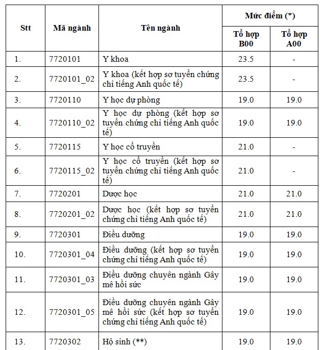 Trường ĐH Y dược TP.HCM: Điểm sàn ngành y khoa và rang-hàm-mặt cùng mức 23,5 - Ảnh 2.