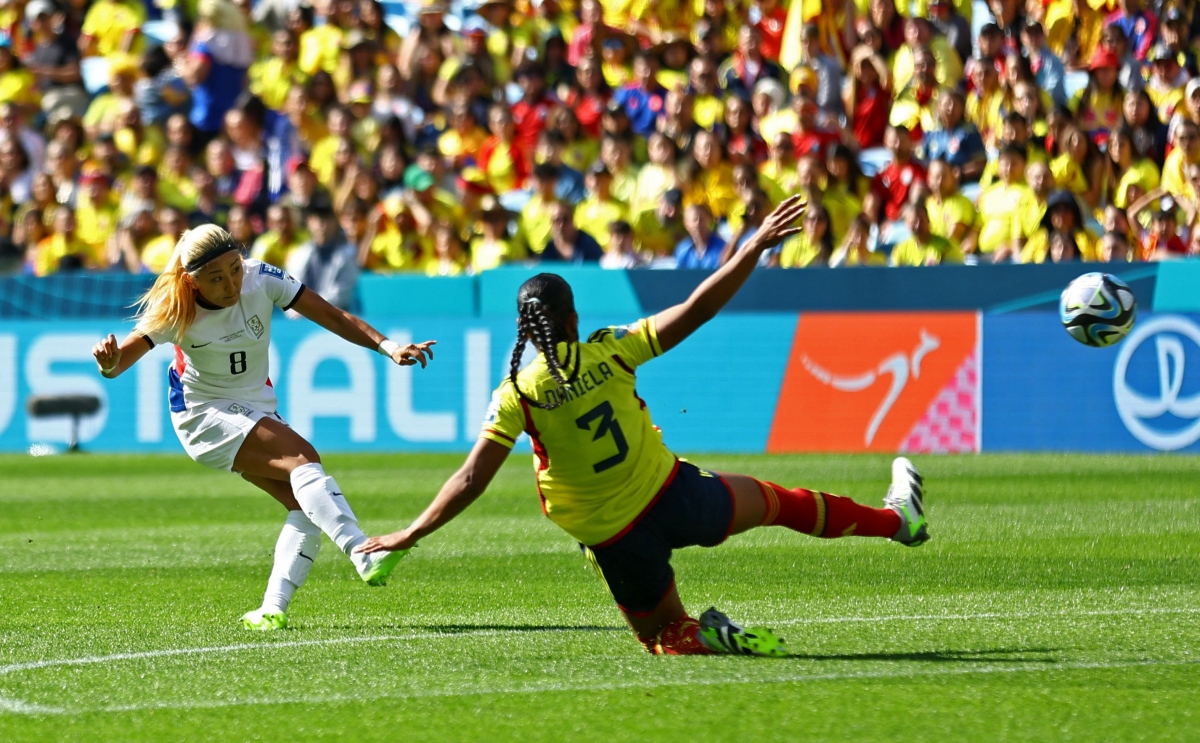 Kết quả World Cup nữ 2023: Liên tiếp mắc sai lầm, Hàn Quốc thua Colombia - Ảnh 1.